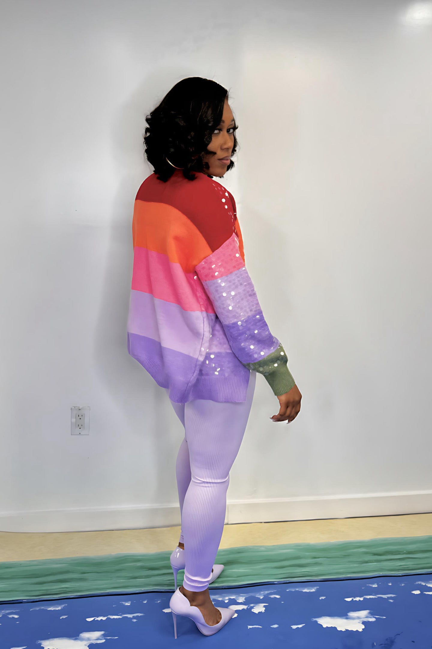 HIGH WAIST RIBBED LEGGINGS