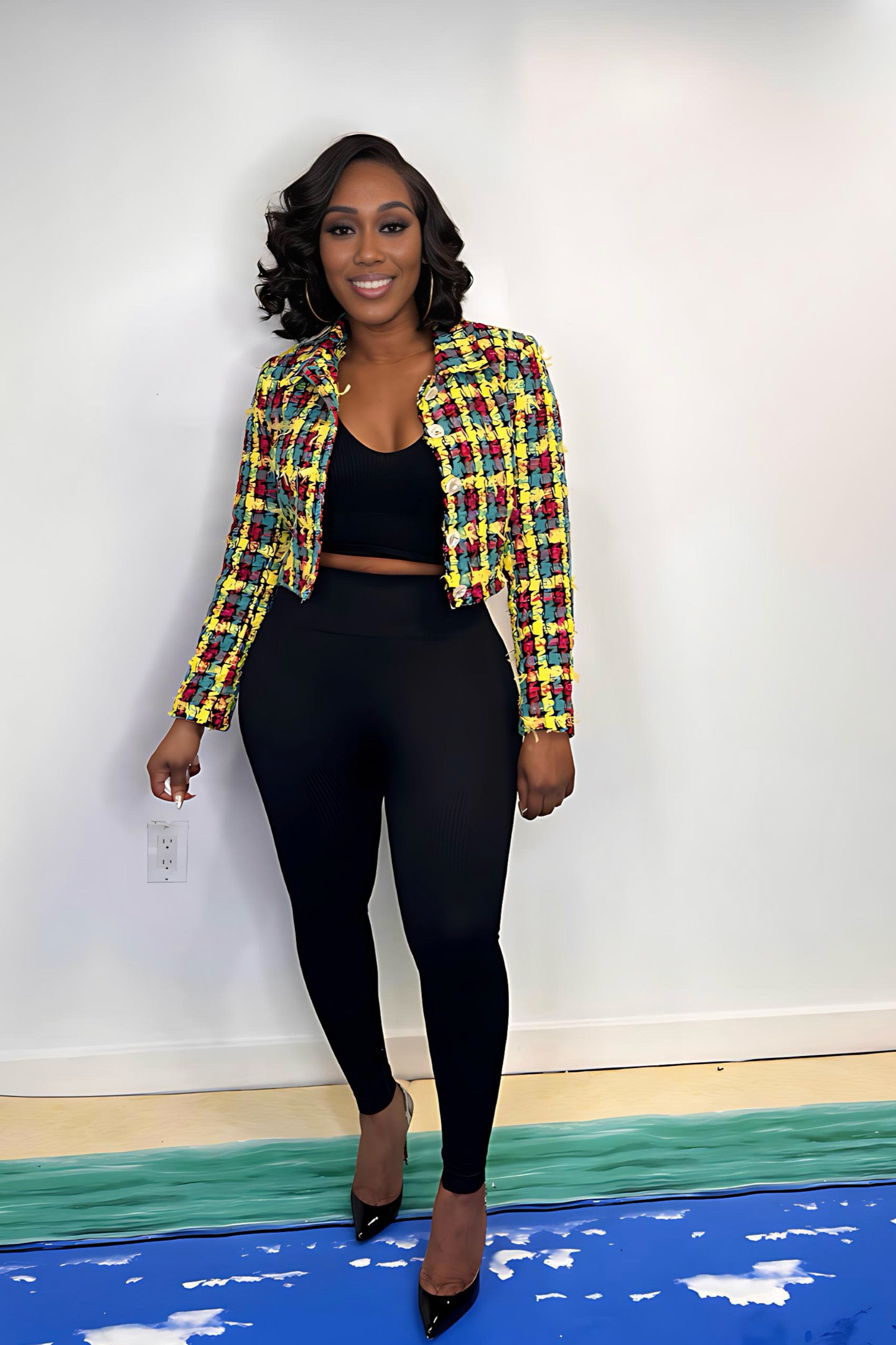 HIGH WAIST RIBBED LEGGINGS