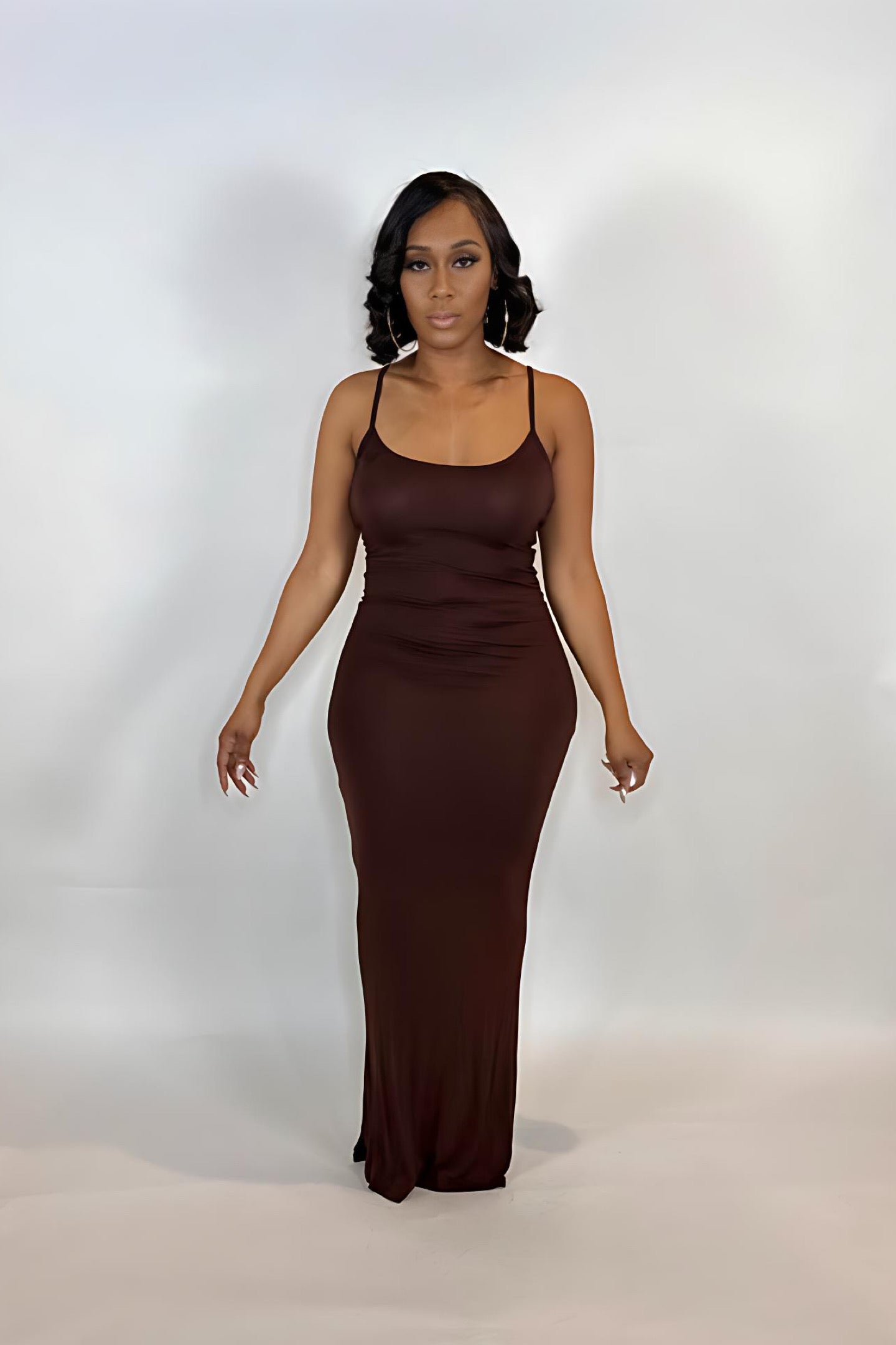 SPAGHETTI MAXI DRESS