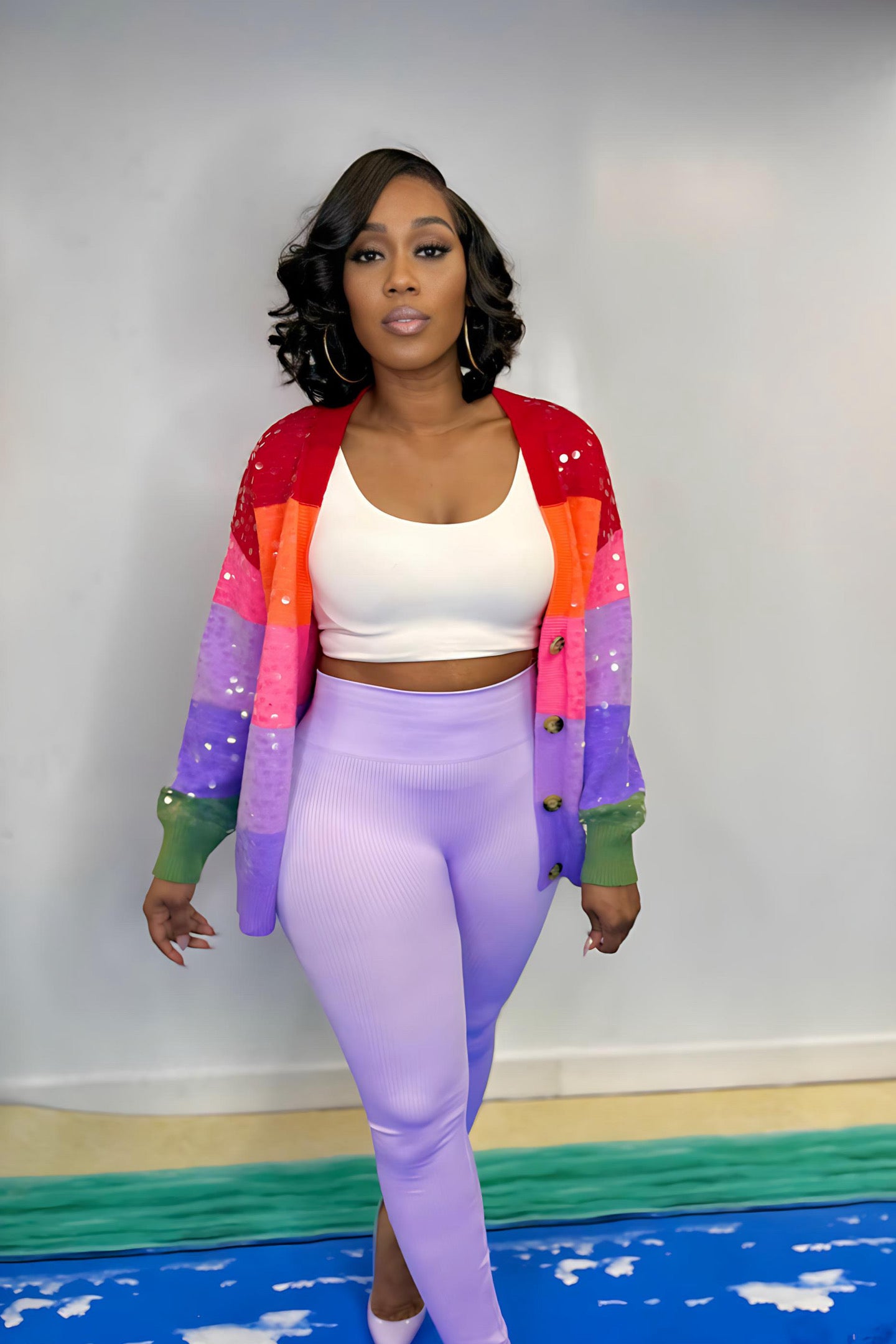 HIGH WAIST RIBBED LEGGINGS