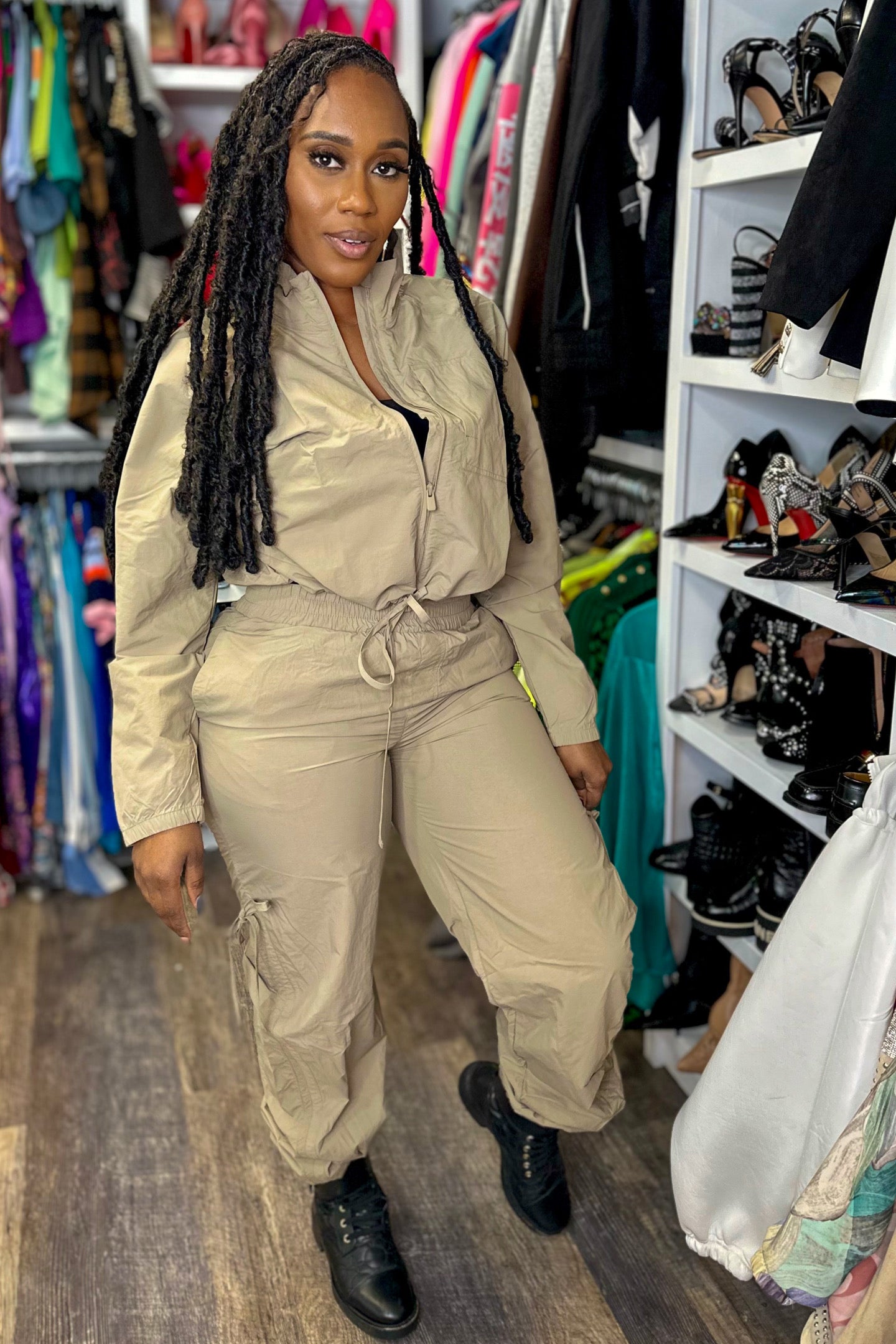 WARM GREY TRACKSUIT