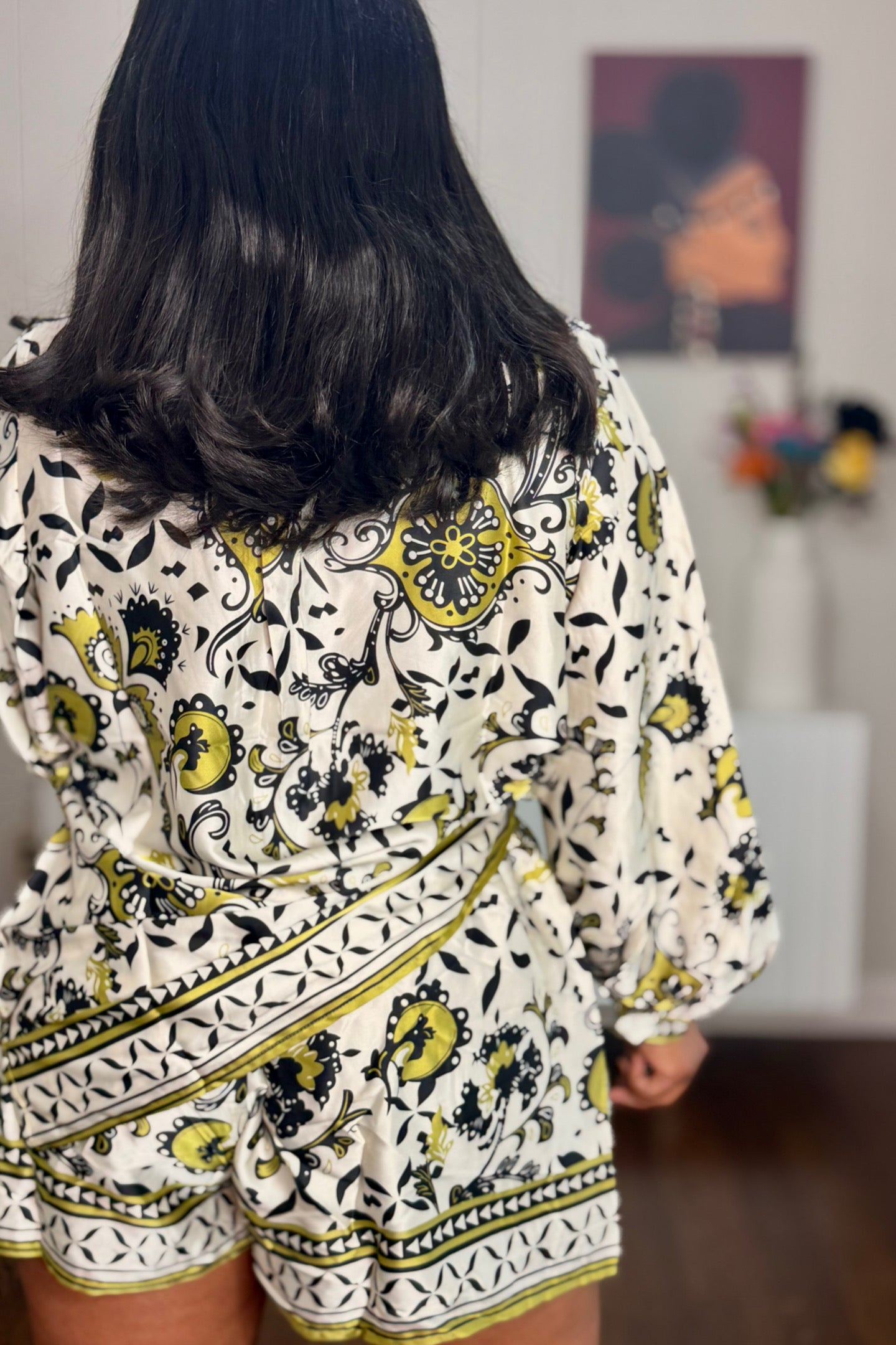 OLIVE COMBO SHORT SET