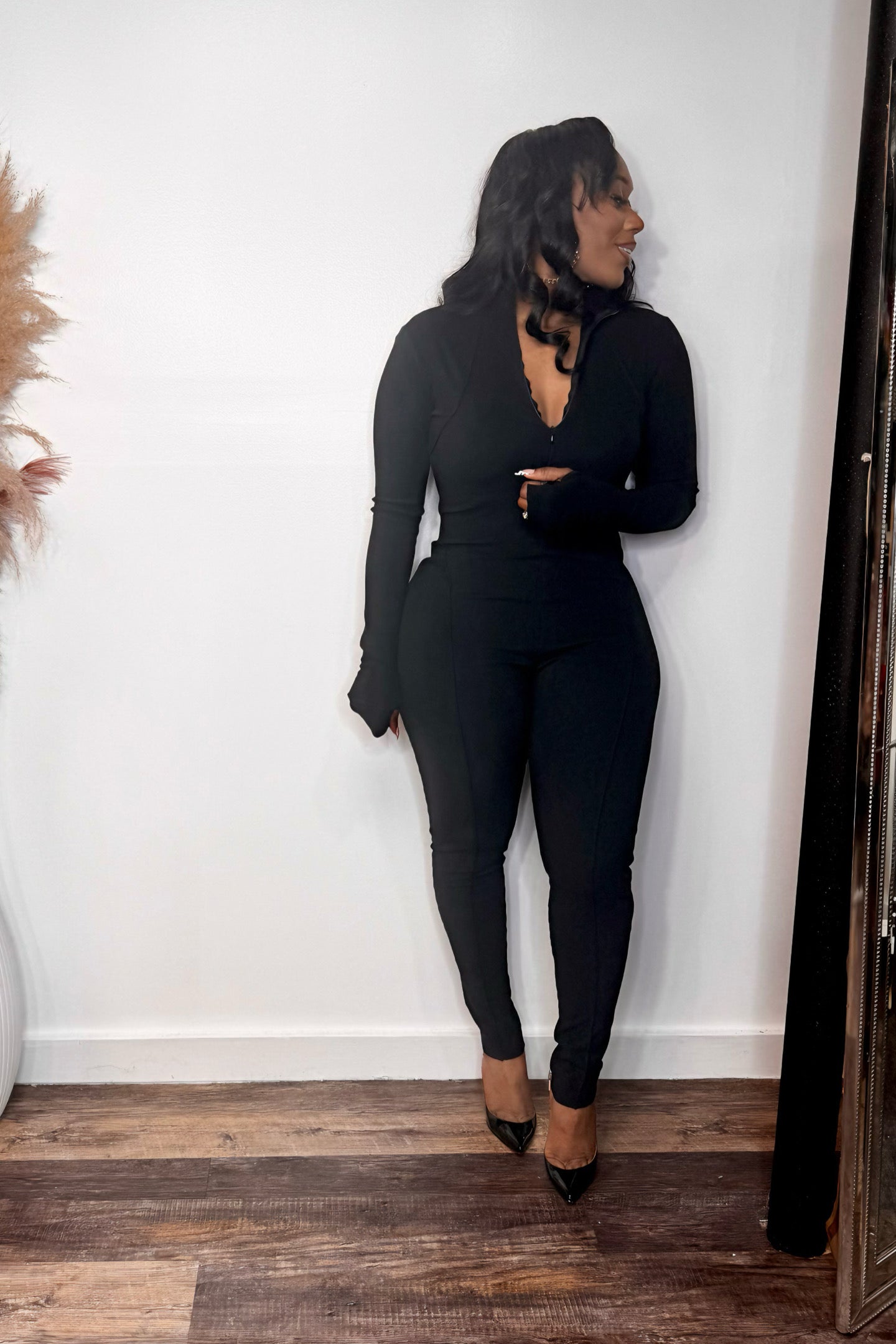 ULTRA SOFT DOUBLE SIDED JERSEY JUMPSUIT