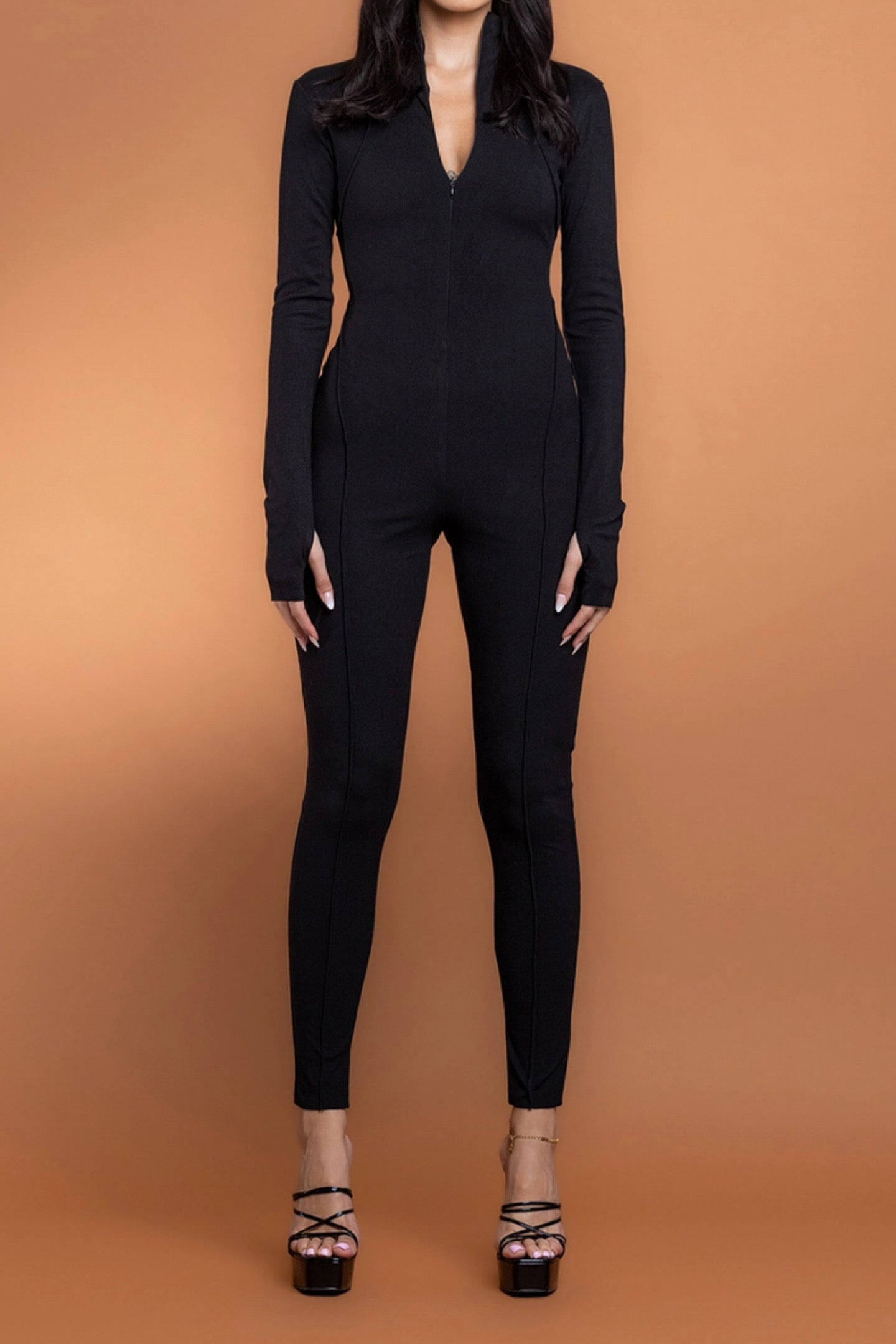ULTRA SOFT DOUBLE SIDED JERSEY JUMPSUIT