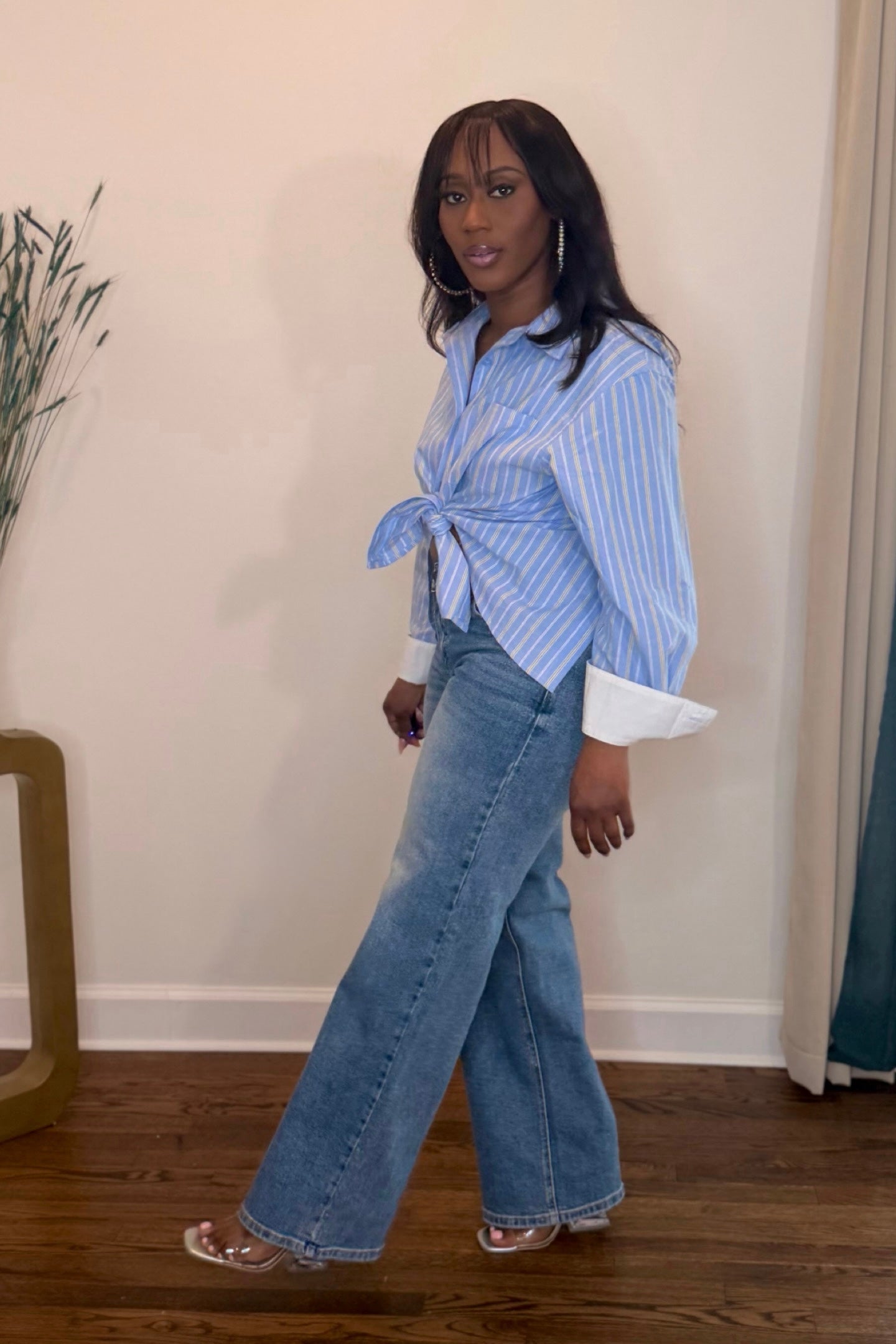 PREMIUM RELAXED WIDE LEG JEANS