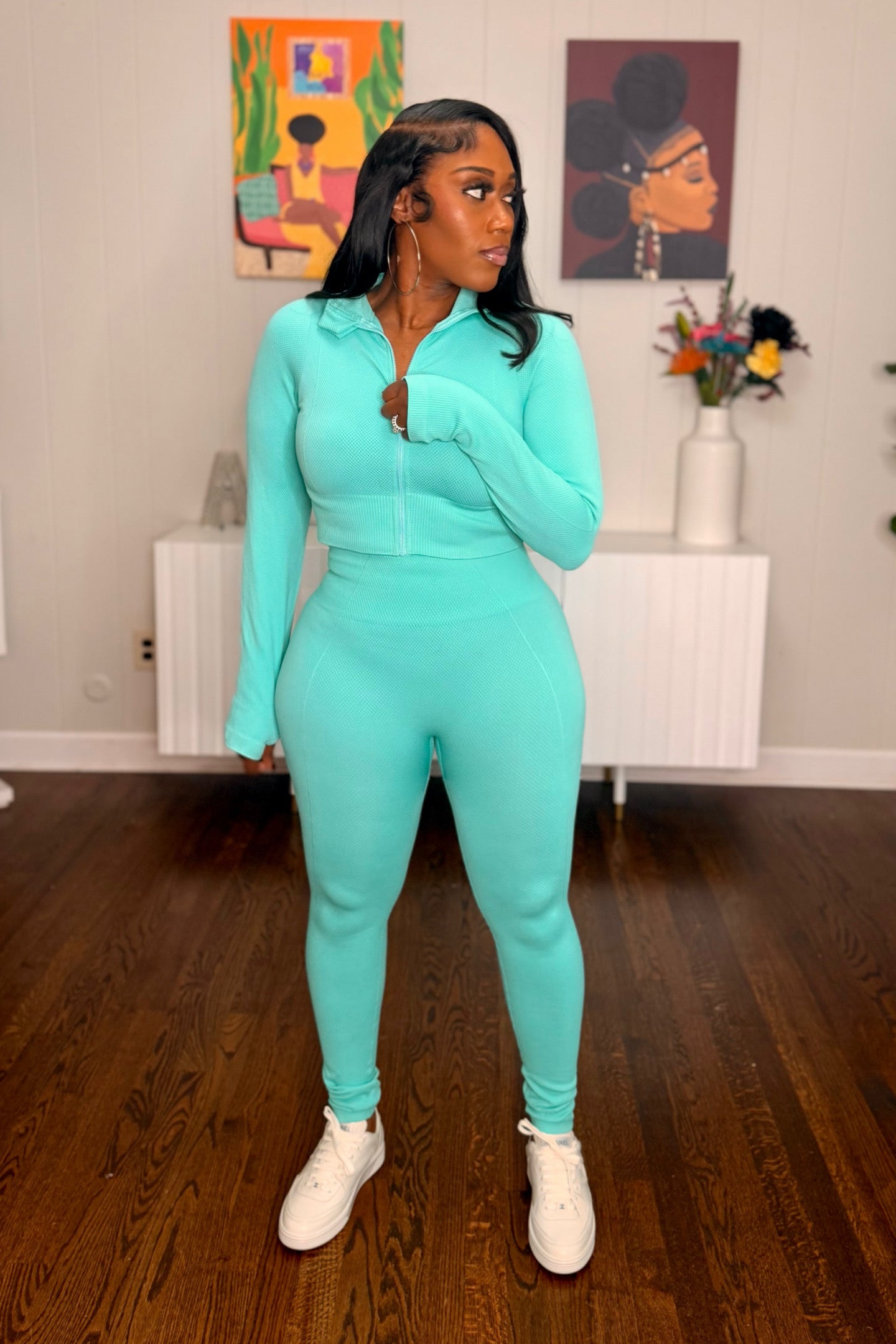 THUMB HOLE LEGGING SET