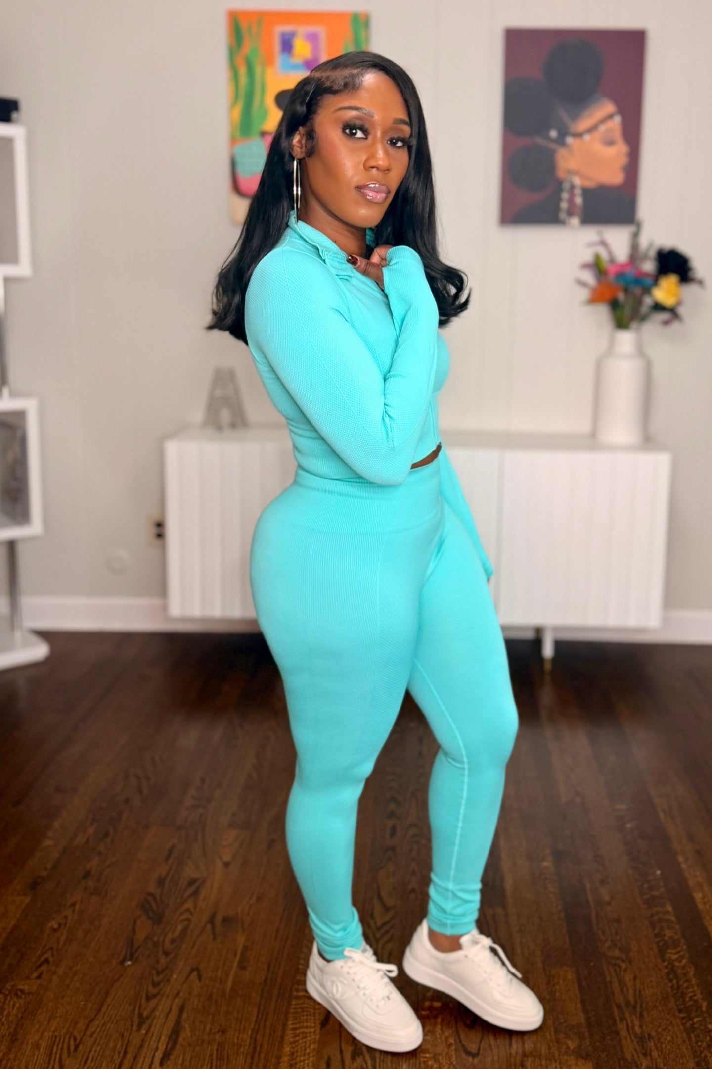 THUMB HOLE LEGGING SET