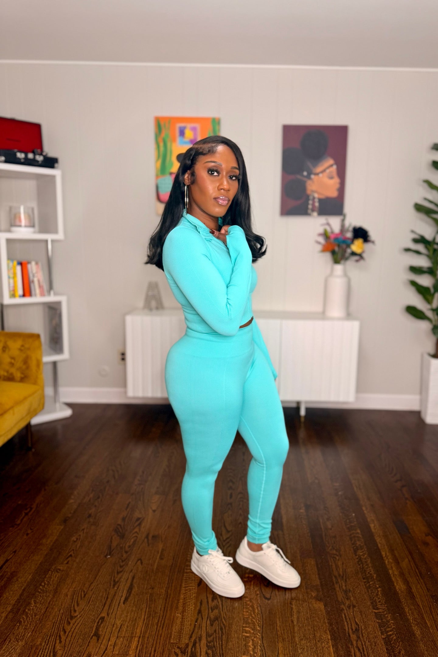 THUMB HOLE LEGGING SET