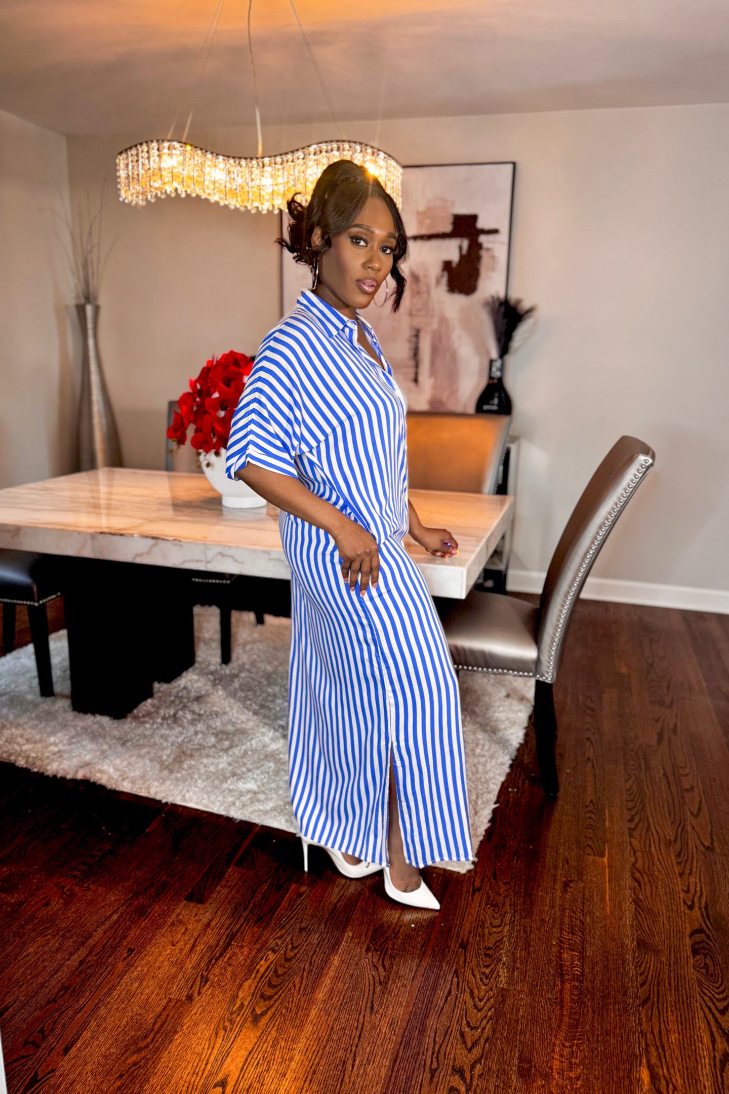 BLUE STRIPE MAXI