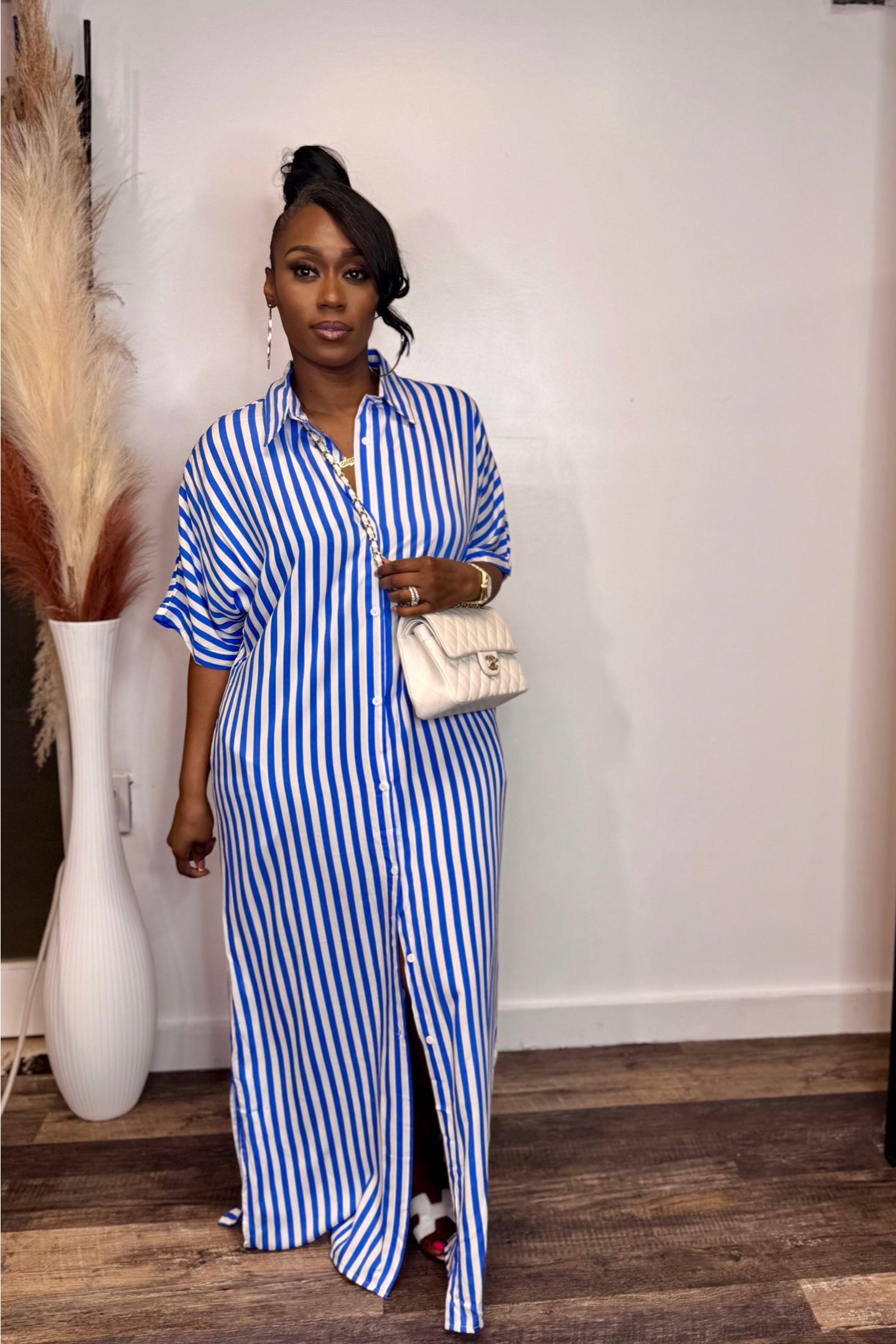 BLUE STRIPE MAXI