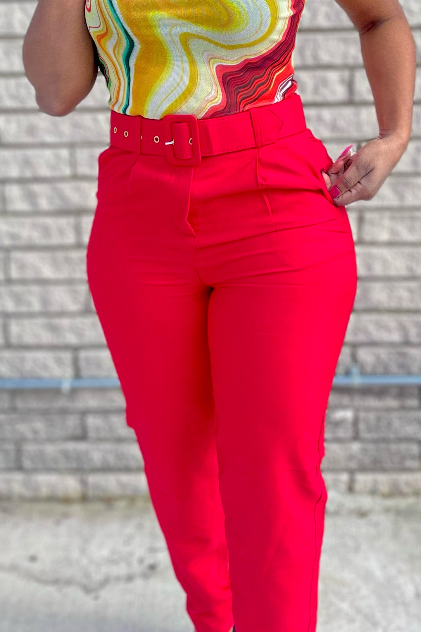 HIGH WAIST TROUSERS